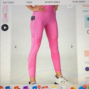 NWT Fabletics High Waisted Moto Leggings